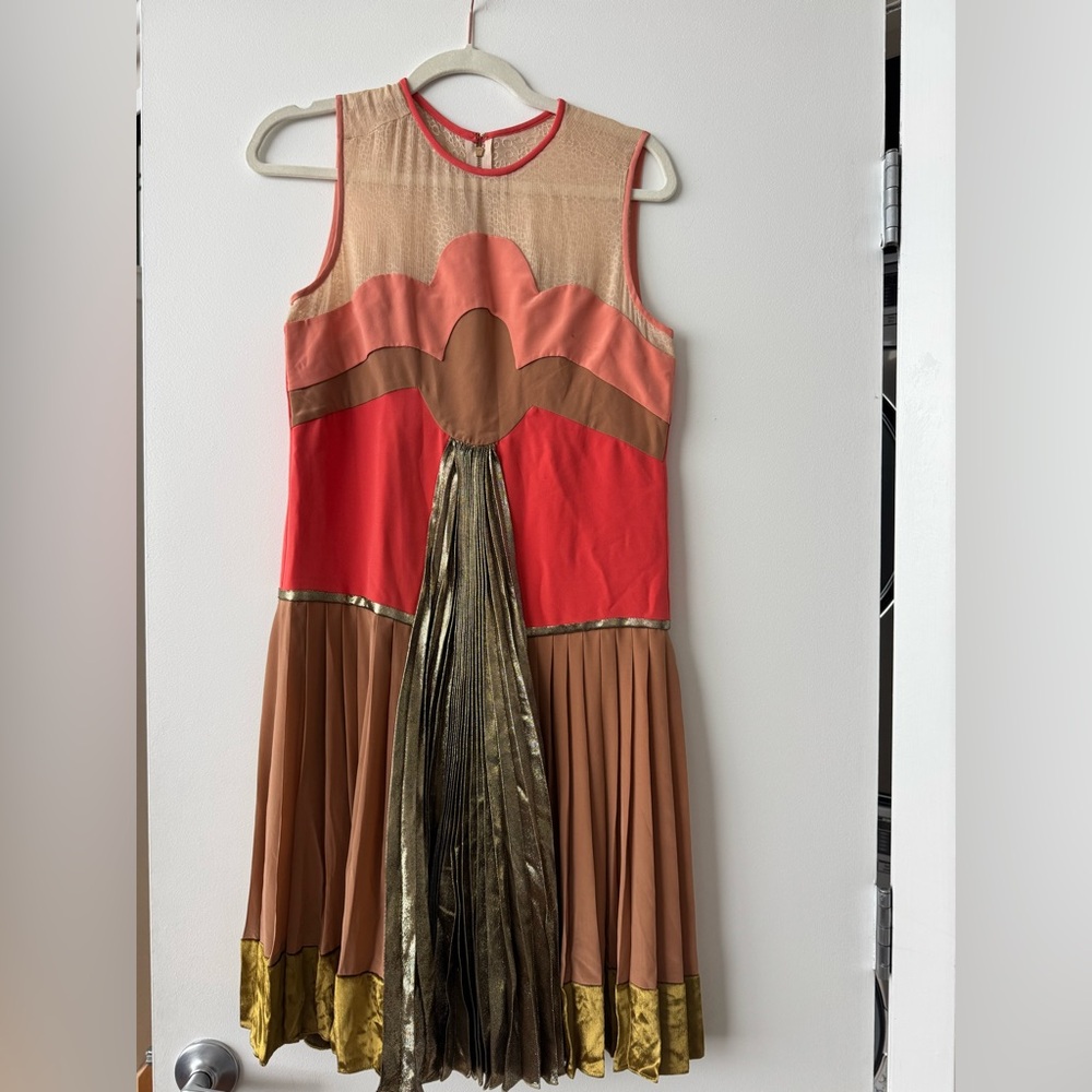 Jill Stuart Pleated Cocktail Dress